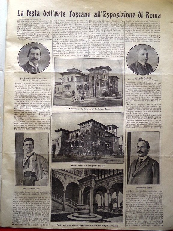 La Tribuna Illustrata 16 Luglio 1911 Maria Pia Savoia Certosa …