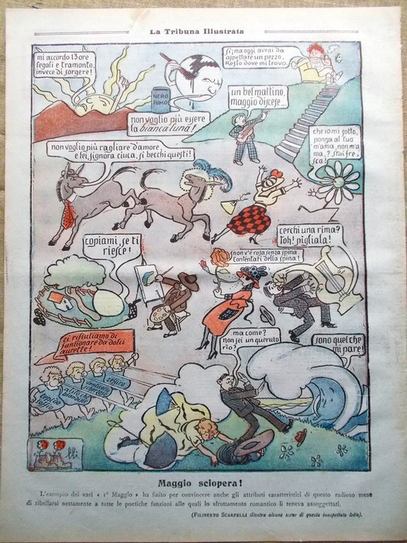 La Tribuna Illustrata 16 Maggio 1920 Anniversario Canale di Suez …