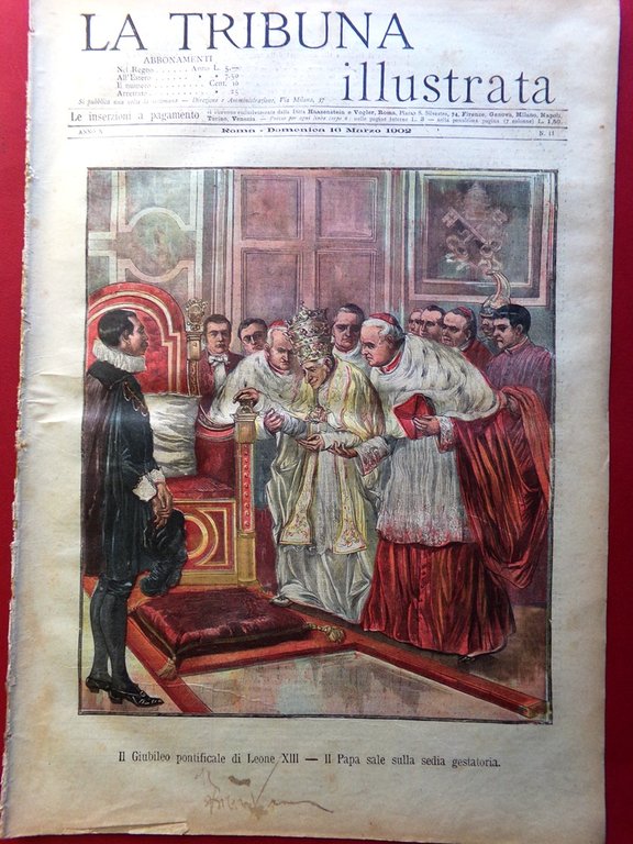 La Tribuna Illustrata 16 Marzo 1902 Tumulti Cassano Biancheri Pergamo … | Immagine Gallery 2