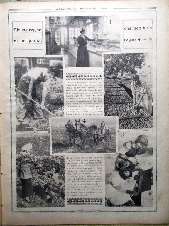 La Tribuna Illustrata 16 Marzo 1919 Roma Soldati Vittoria Croati …