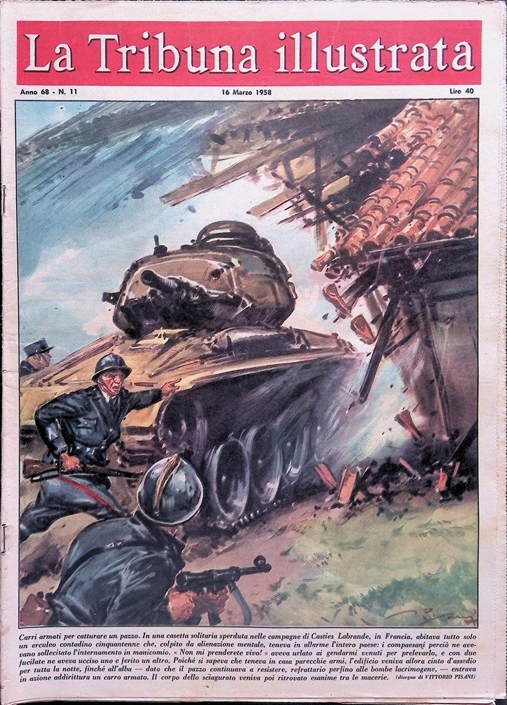 La Tribuna Illustrata 16 Marzo 1958 Casties Labrande Rigi Teddy …