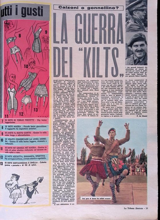 La Tribuna Illustrata 16 Marzo 1958 Casties Labrande Rigi Teddy …
