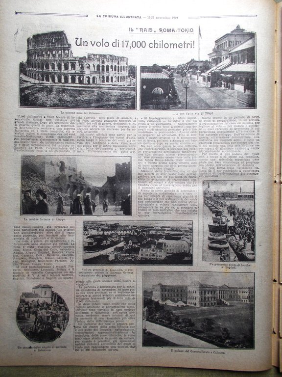 La Tribuna Illustrata 16 Novembre 1919 Alpino Trento Sconfitta Germania …