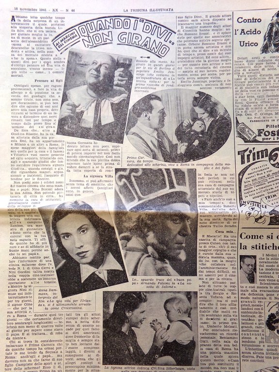 La Tribuna Illustrata 16 Novembre 1941 WW2 Konoe Giappone Ucraina …