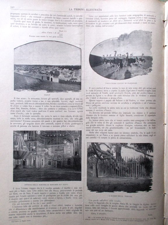 La Tribuna Illustrata 16 Ottobre 1892 Paesi Nilo Alfred Tennyson …