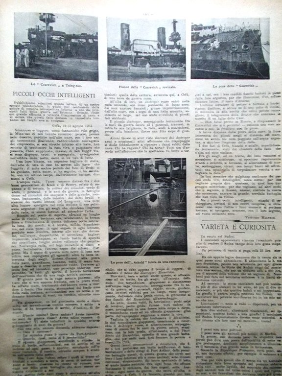 La Tribuna Illustrata 16 Ottobre 1904 Macedonia Panzacchi Ponsacco Lualdi …