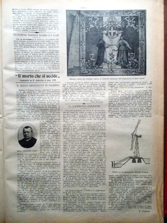 La Tribuna Illustrata 16 Ottobre 1904 Macedonia Panzacchi Ponsacco Lualdi …