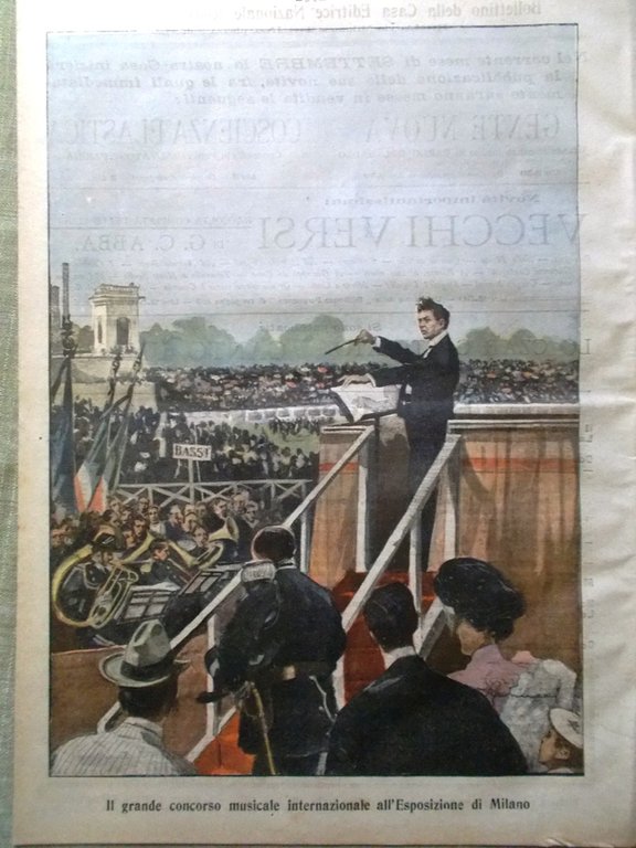 La Tribuna Illustrata 16 Settembre 1906 Morte di Giacosa Salò …