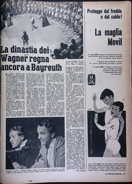 La Tribuna Illustrata 16 Settembre 1956 Butteri Wagner Fiera di …
