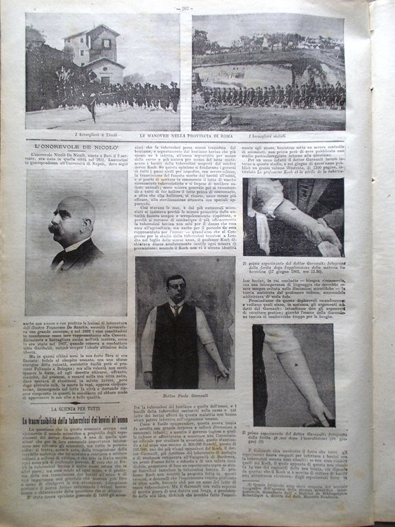 La Tribuna Illustrata 17 Agosto 1902 Tubercolosi Rampolla Edoardo VII …