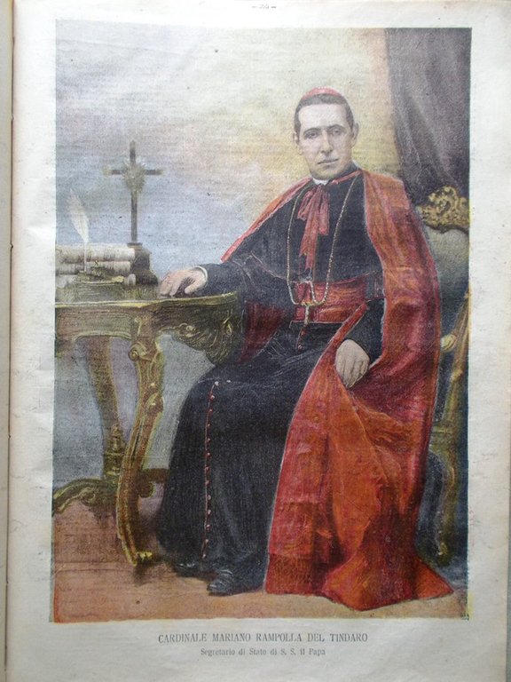 La Tribuna Illustrata 17 Agosto 1902 Tubercolosi Rampolla Edoardo VII …