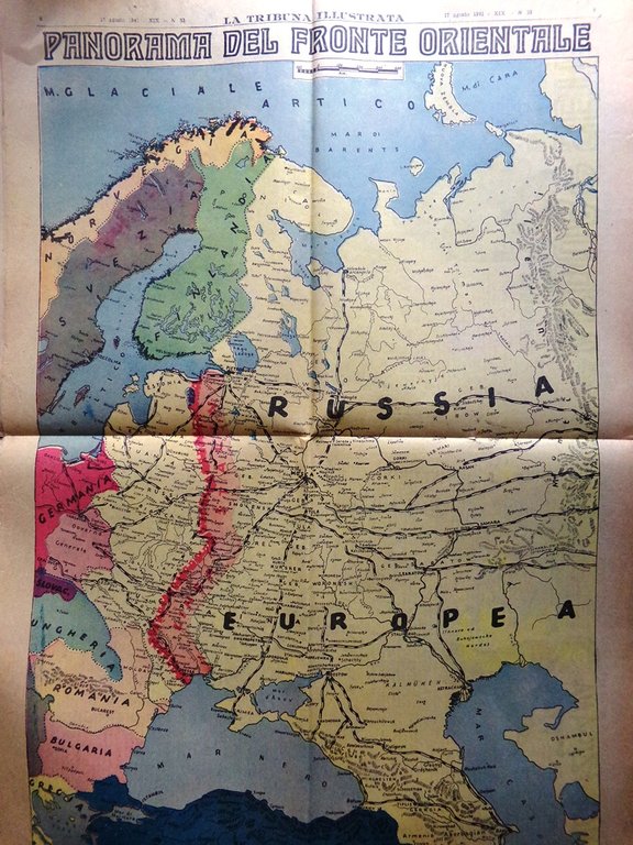 La Tribuna Illustrata 17 Agosto 1941 WW2 Morte Bruno Mussolini …