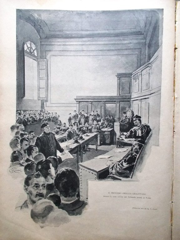 La Tribuna Illustrata 17 Aprile 1892 Martucci Processo Oreglia Settimana …