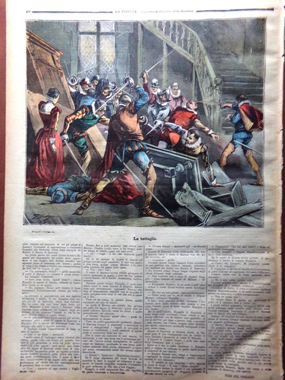 La Tribuna Illustrata 17 Dicembre 1893 Attentato Bomba Camera Deputati …