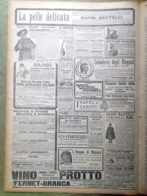 La Tribuna Illustrata 17 Febbraio 1901 Pini Regina Olanda Chiusura …