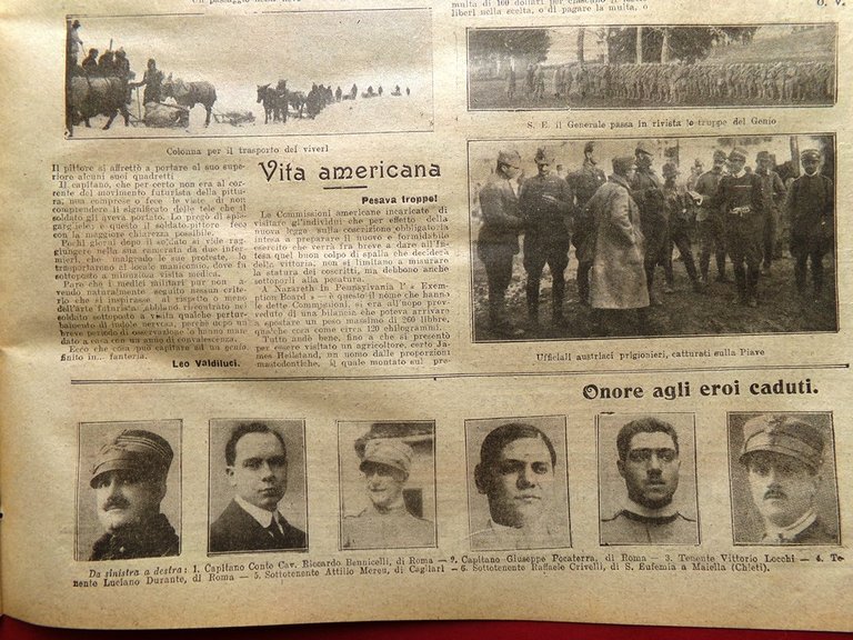 La Tribuna Illustrata 17 Febbraio 1918 WW1 Scuole Aviazione Caro … | Immagine Gallery 2
