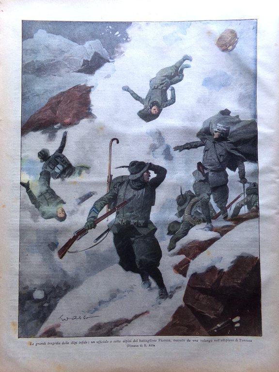 La Tribuna Illustrata 17 Gennaio 1915 WW1 Valona Hohenzollern Formidable … | Immagine Gallery 3