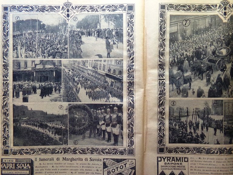 La Tribuna Illustrata 17 Gennaio 1926 Funerali di Margherita Savoia … | Immagine Gallery 2