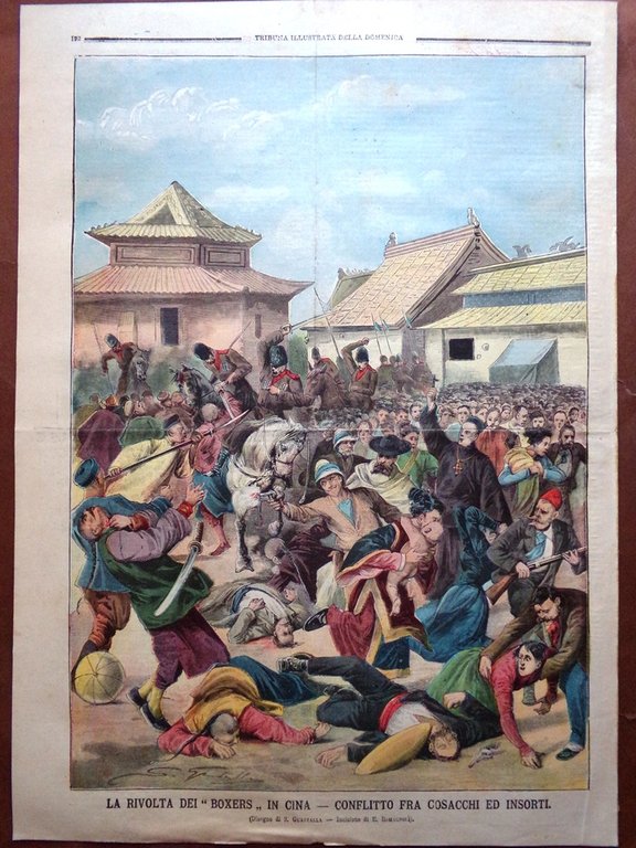 La Tribuna Illustrata 17 Giugno 1900 Pavia Cairoli Enrico Cassi …