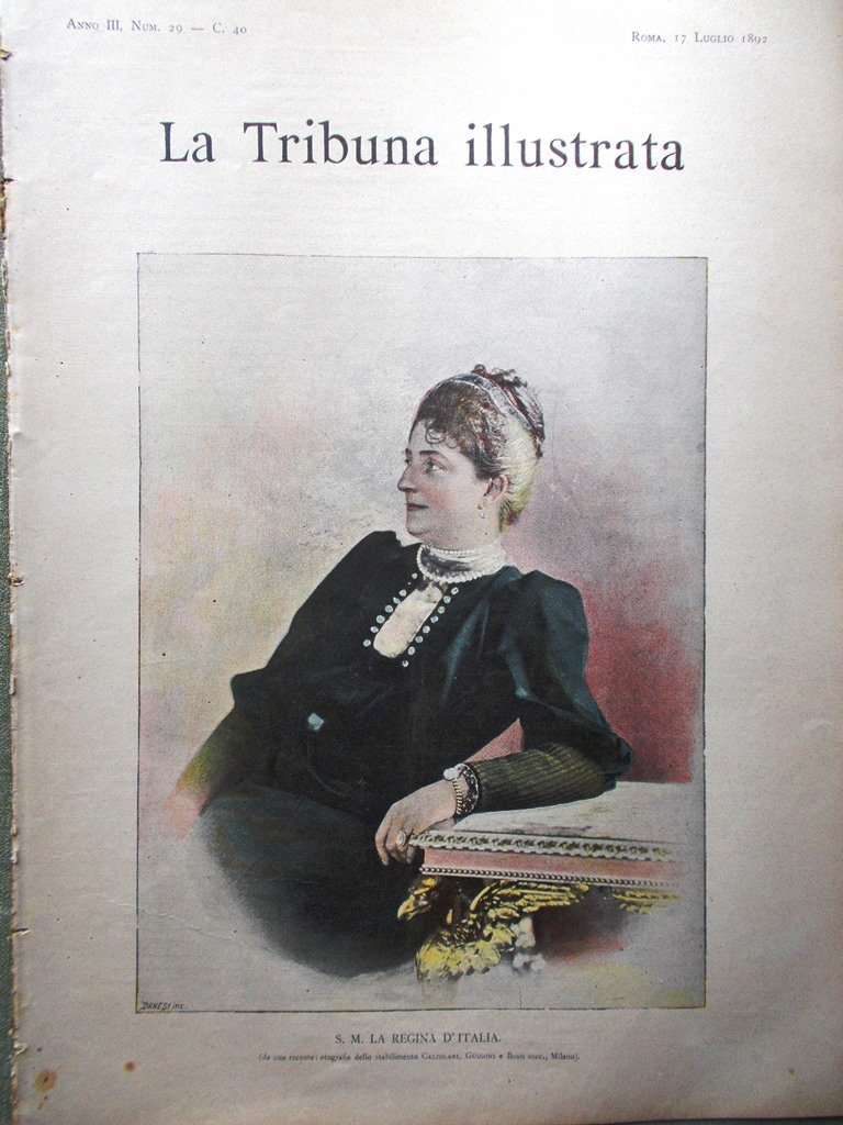 La Tribuna Illustrata 17 Luglio 1892 Centenario Scoperta America Colombo …