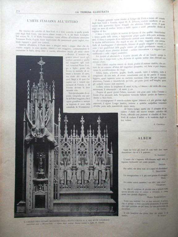 La Tribuna Illustrata 17 Luglio 1892 Centenario Scoperta America Colombo …
