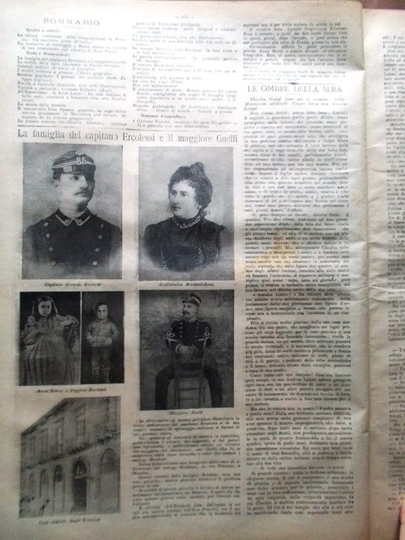 La Tribuna Illustrata 17 Luglio 1904 Ercolessi Morbillo Bosio Convento …