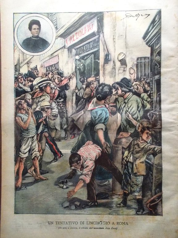 La Tribuna Illustrata 17 Luglio 1904 Ercolessi Morbillo Bosio Convento …