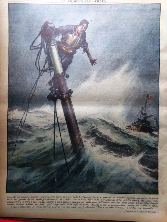 La Tribuna Illustrata 17 Luglio 1938 Duce Grano Vandali Rossi …