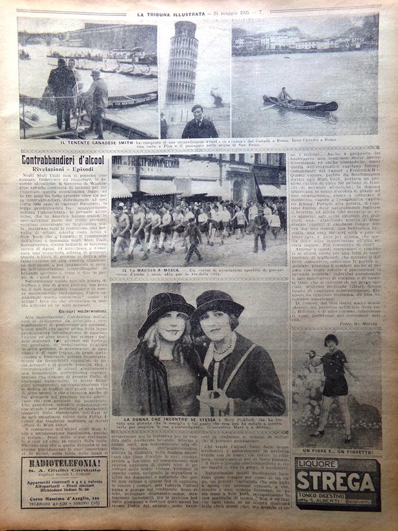 La Tribuna Illustrata 17 Maggio 1925 Mar Sargassi Pickford Turri …
