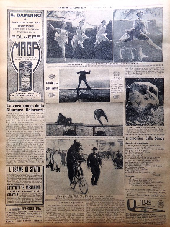 La Tribuna Illustrata 17 Maggio 1925 Mar Sargassi Pickford Turri …