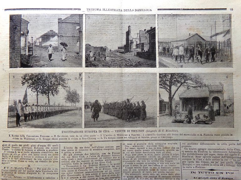 La Tribuna Illustrata 17 Marzo 1901 Attentato Guglielmo Targa Argentina …