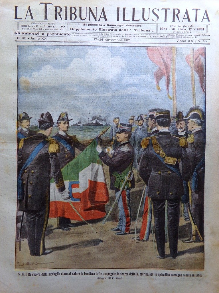 La Tribuna Illustrata 17 Novembre 1912 Petrovich Petrella Scavi a …