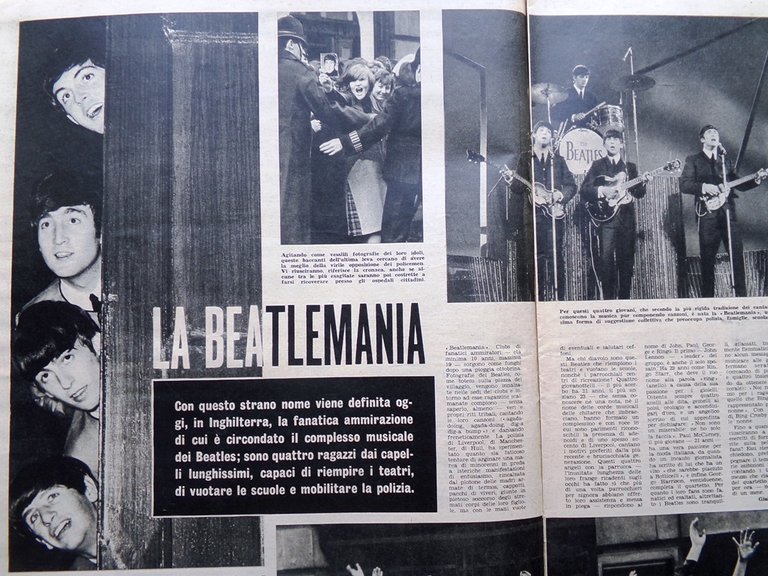 La Tribuna Illustrata 17 Novembre 1963 Sacco Vanzetti Beatles Jeans …