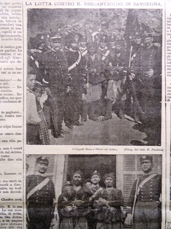 La Tribuna Illustrata 17 Settembre 1899 Sentenza Dreyfus Brigantaggio Sardegna