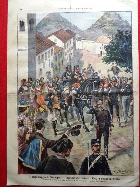 La Tribuna Illustrata 17 Settembre 1899 Sentenza Dreyfus Brigantaggio Sardegna