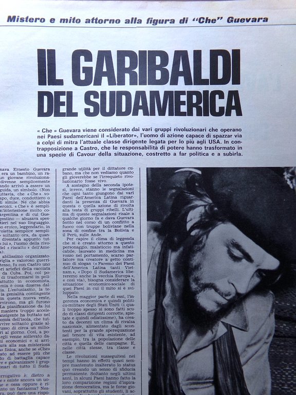 La Tribuna Illustrata 17 Settembre 1967 Vita Che Guevara Difesa …