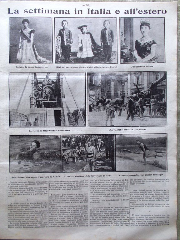 La Tribuna Illustrata 18 Agosto 1912 Sila Luppolo e Birra …