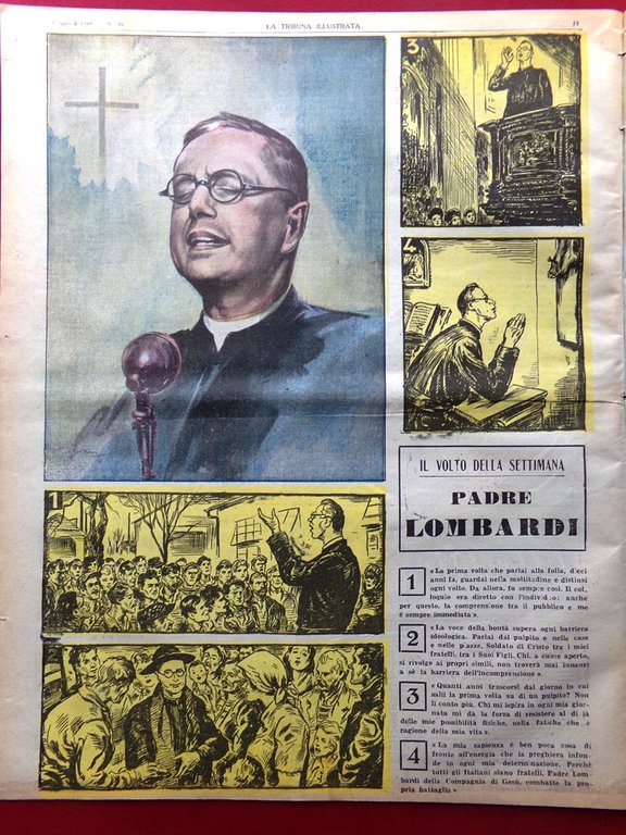La Tribuna Illustrata 18 Aprile 1948 Duce Lombardi Voto Palestina … | Immagine Gallery 3
