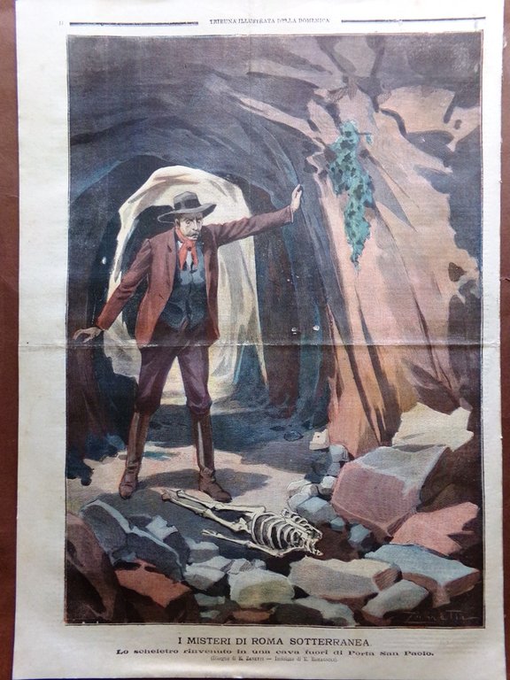 La Tribuna Illustrata 18 Febbraio 1900 Verona Trivulzio Roma Ladysmith …