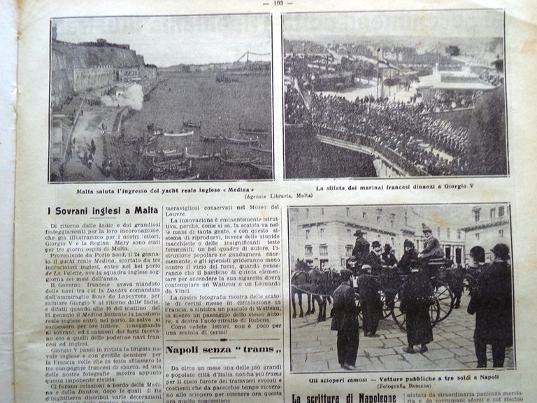 La Tribuna Illustrata 18 Febbraio 1912 Processo Cuocolo Camorra Telecinema …
