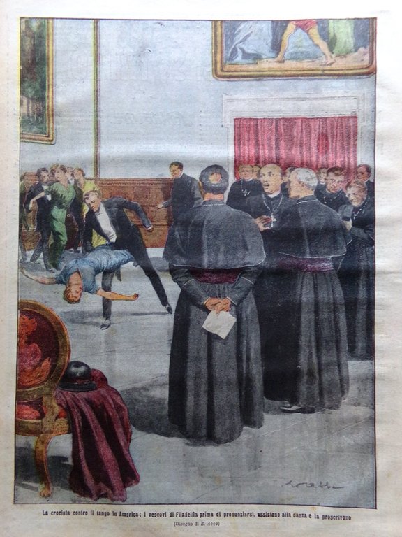 La Tribuna Illustrata 18 Gennaio 1914 Parsifal Diamanti Grasso Fragson …