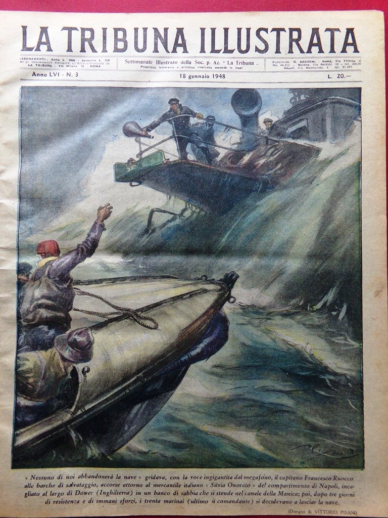La Tribuna Illustrata 18 Gennaio 1948 Silvia Onorato Pio IX … | Immagine principale