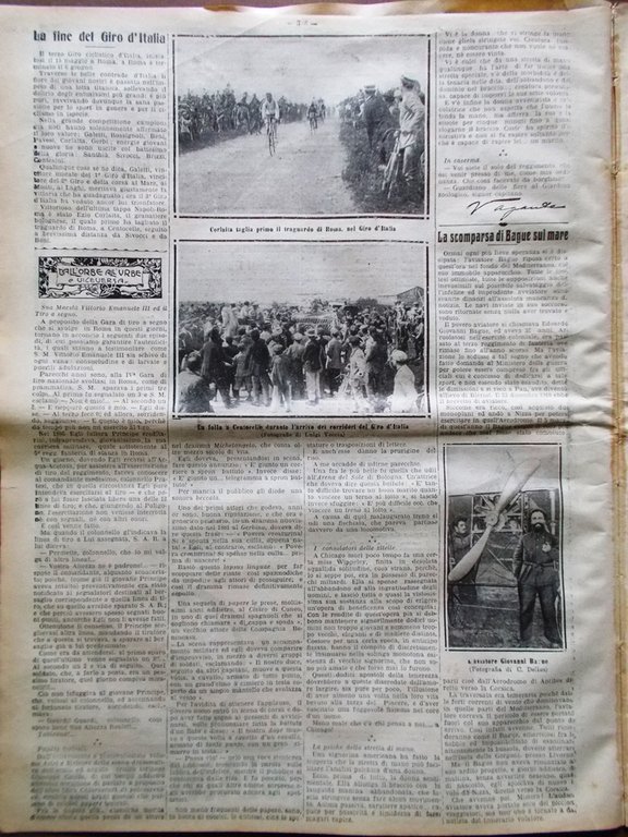 La Tribuna Illustrata 18 Giugno 1911 Raimondo Marra Lamarmora Puccini …