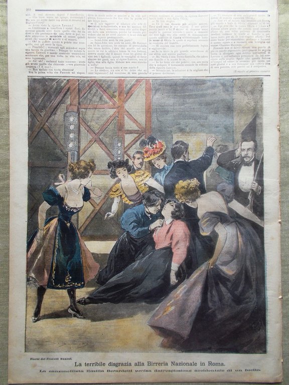 La Tribuna Illustrata 18 Luglio 1897 Joseph Blackburne Inondazioni Francia …