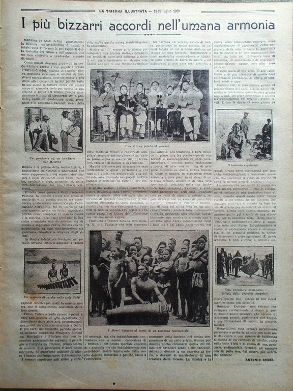 La Tribuna Illustrata 18 Luglio 1920 Principe di Galles Vaticano …