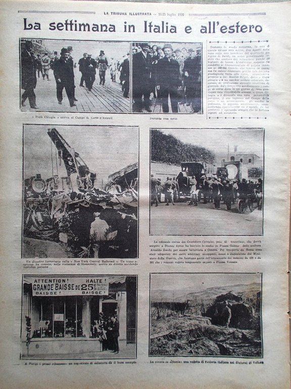 La Tribuna Illustrata 18 Luglio 1920 Principe di Galles Vaticano …