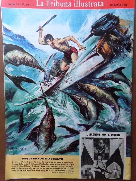 La Tribuna Illustrata 18 Luglio 1965 Playboy Nazismo Hitler Gimondi …