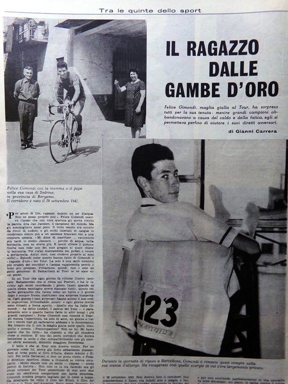 La Tribuna Illustrata 18 Luglio 1965 Playboy Nazismo Hitler Gimondi …