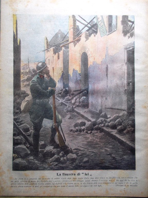 La Tribuna Illustrata 18 Maggio 1919 Sidney Sonnino D'Annunzio Ospedale …