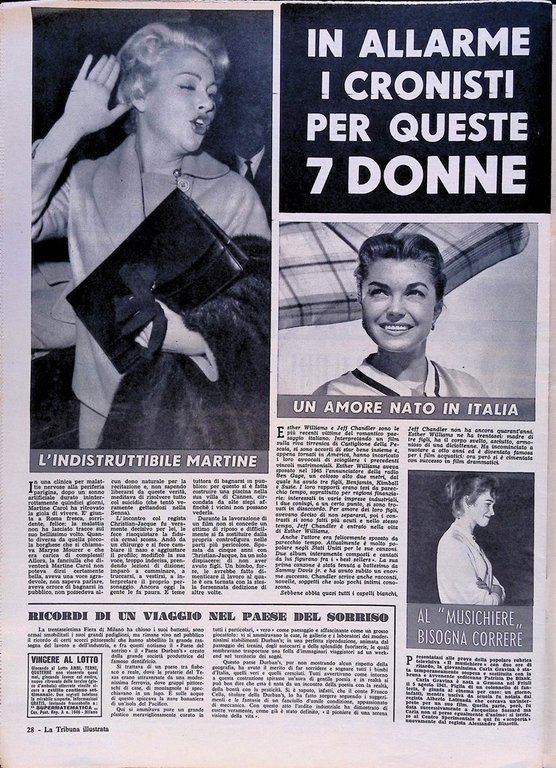 La Tribuna Illustrata 18 Maggio 1958 Cinema di Cannes Charles …